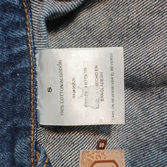 Schmidt Work Wear Womans Jean Jacket S New No Tag - Picture 8 of 9